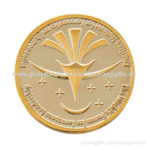 Gold Plated Challenge Coins, Various Sizes/Finishes, Customized Designs are Acceptable
